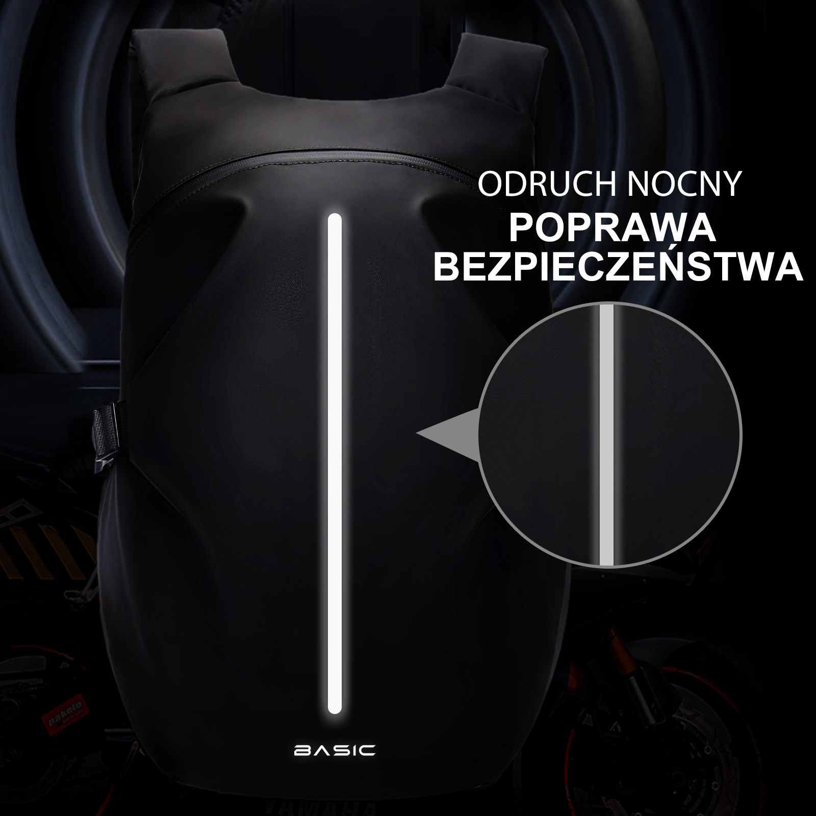 plecak motocyklowy torba na kask plecak plecakowy 50L Materiał dominujący nylon