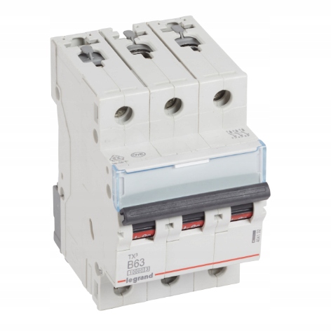 Legrand Istič 63A, charakteristika B, typ S193 TX3 S313, 10kA Ac