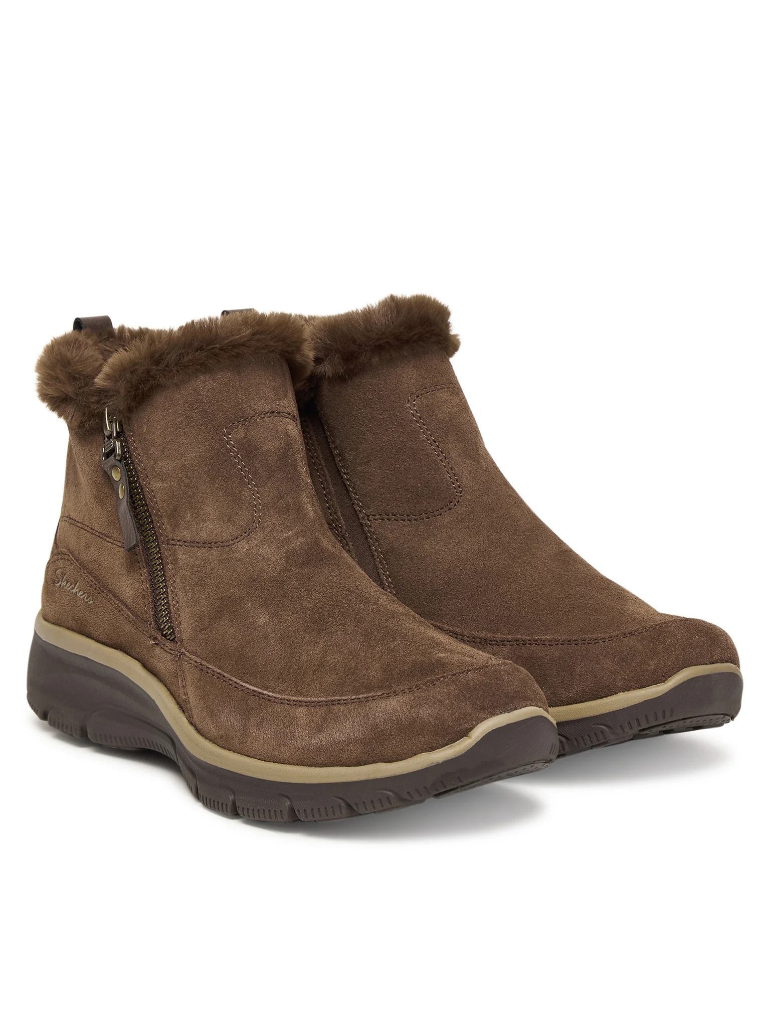 Skechers Dámské Kotníkové Boty Hnědé Kožené 37 6IA
