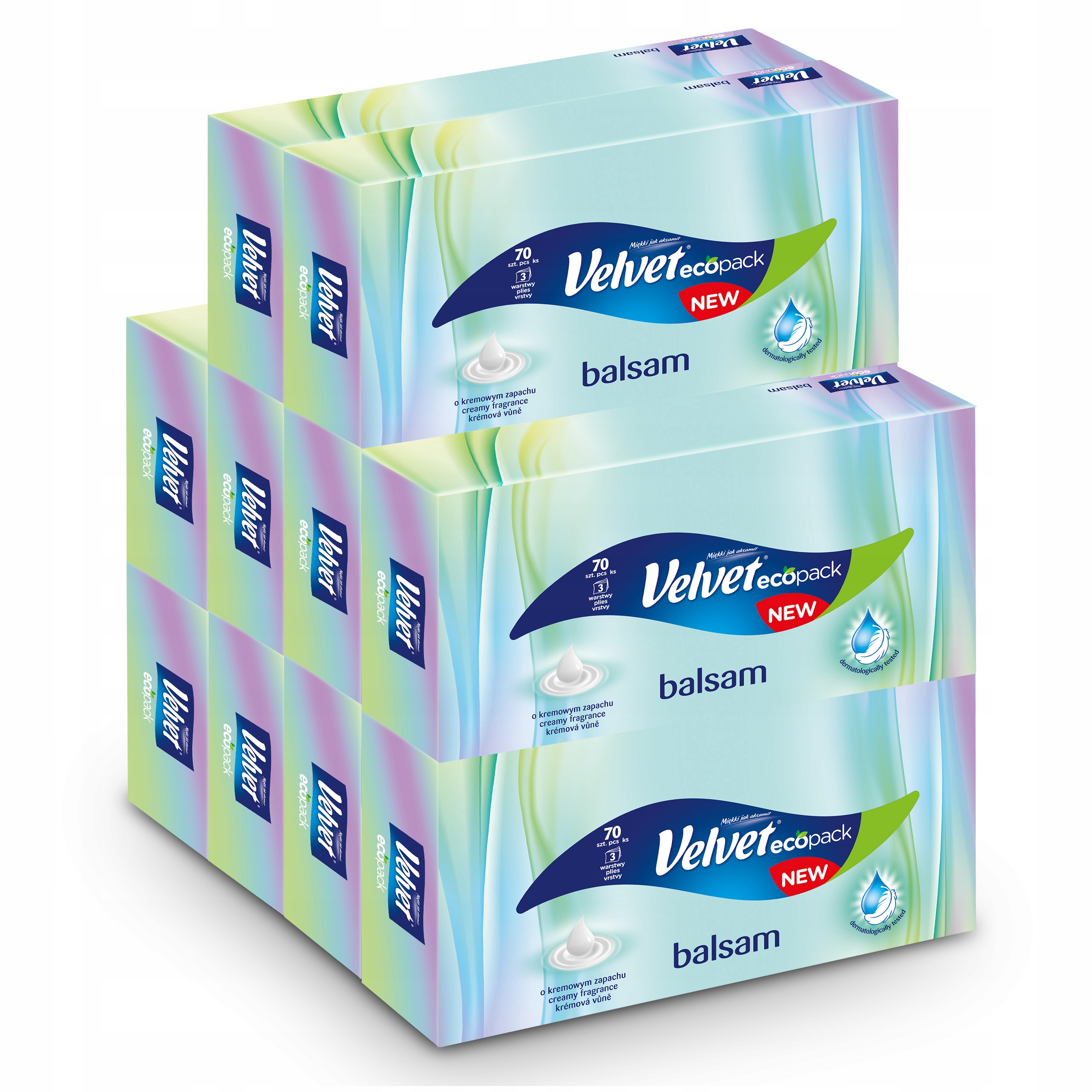 

Velvet chusteczki Balsam kremowy zapach 10 opak.