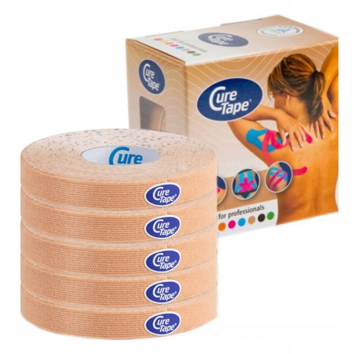 

Kinesiotaping twarzy CureTape 1cm x 5m facetaping