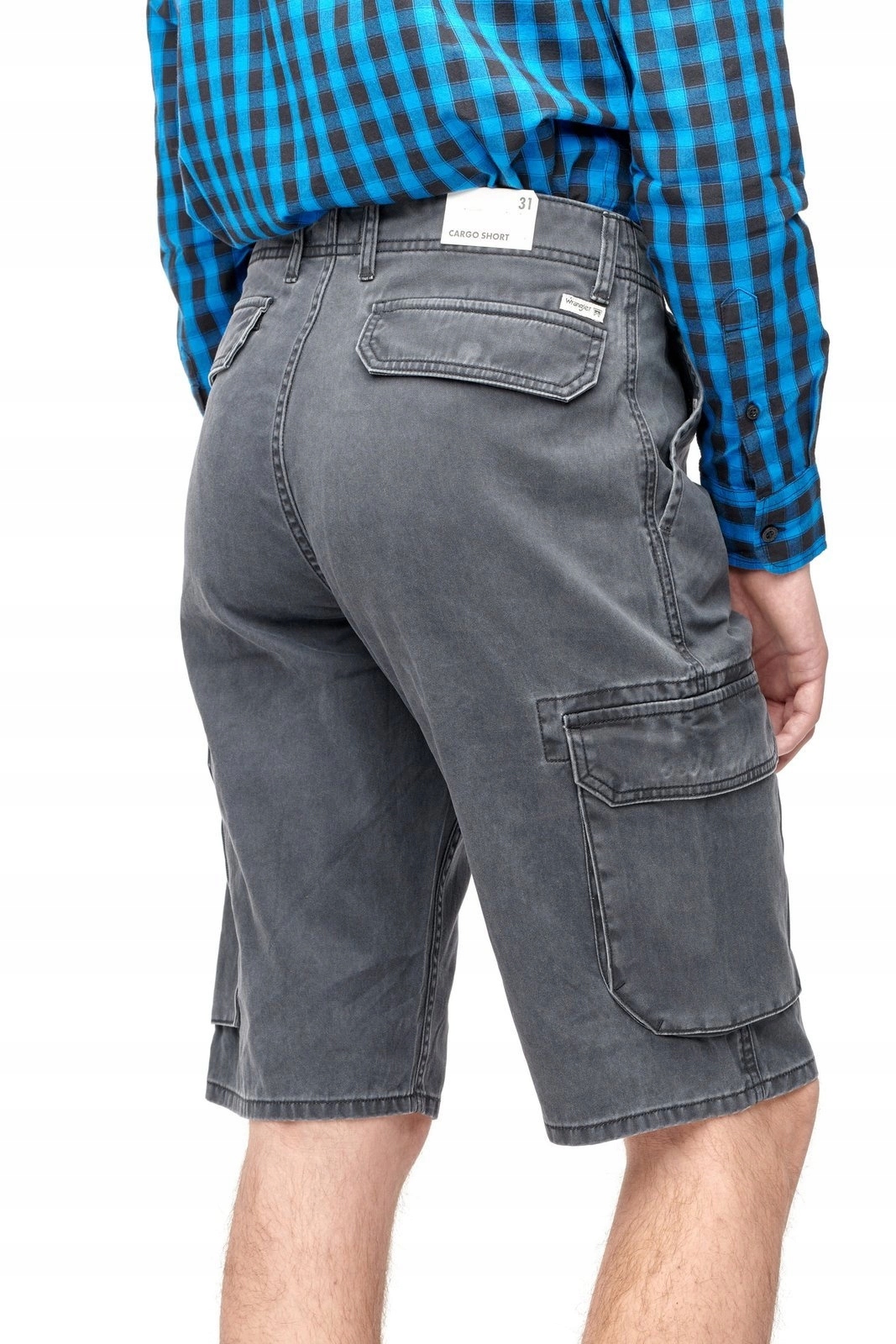 Pánské kraťasy Wrangler Cargo Short Faded Black W15DKC33W W32