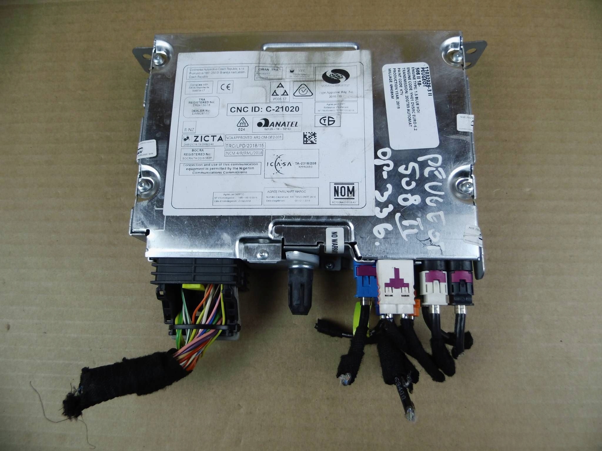 Peugeot 508 II radio Navigation 9833441180