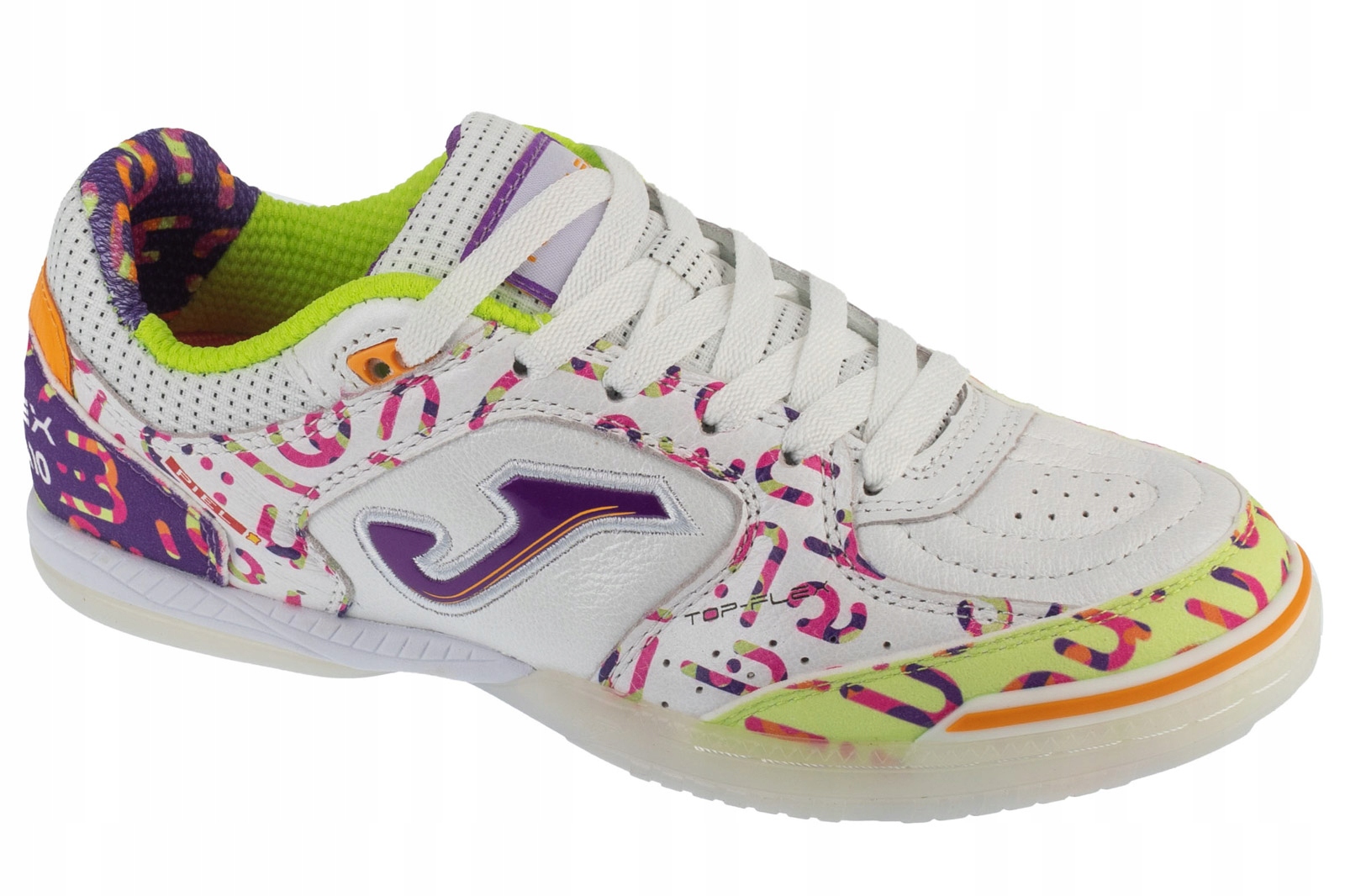 Joma Top Flex 2572 In [40] Pánské kožené halové boty bílé