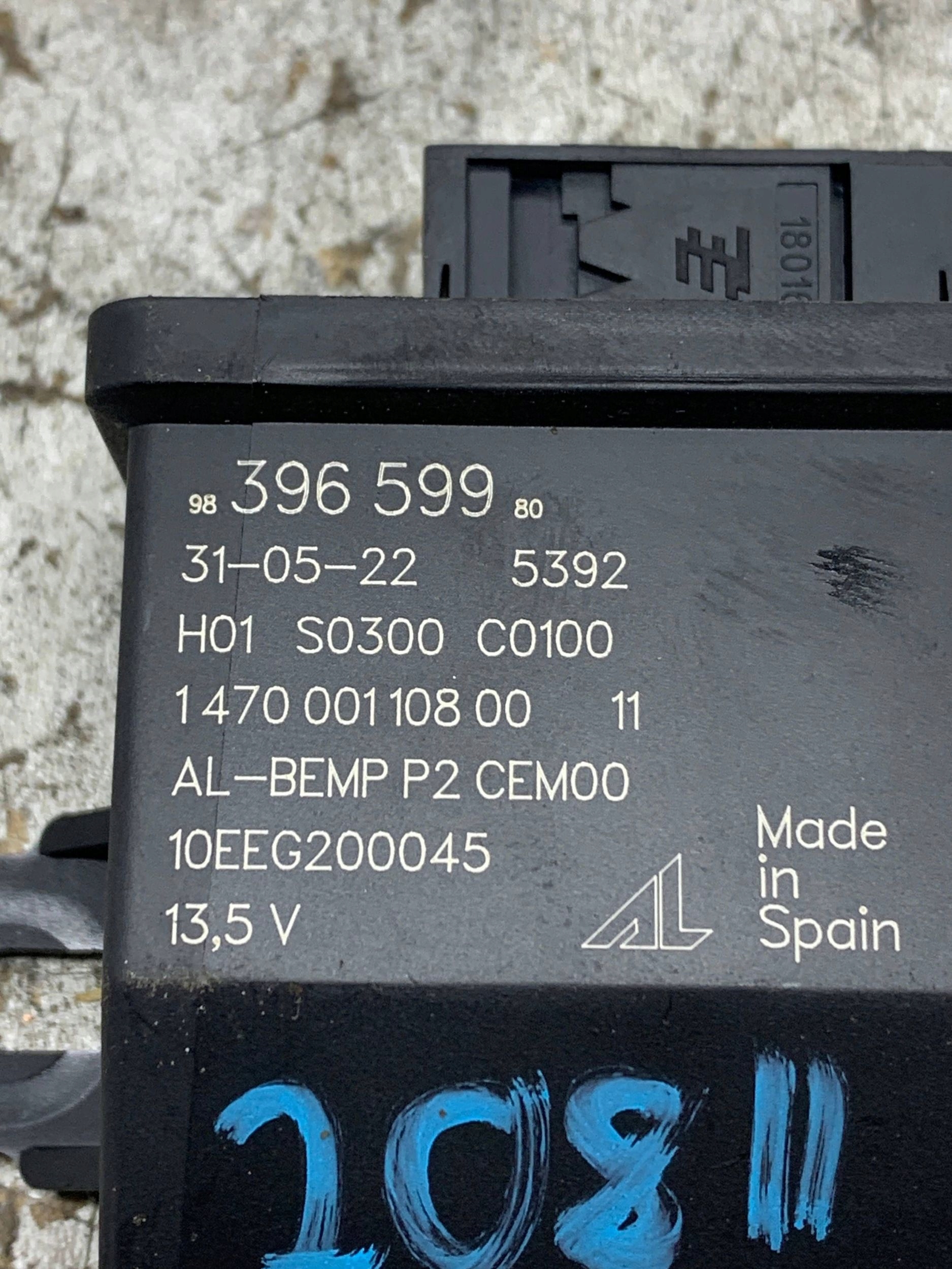 module control unit 9839659980 PEUGEOT 208 II (2019-) 1.2 PURETECH