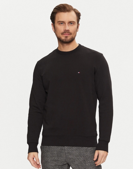 Męska Bluza Tommy Hilfiger MW0MW4973 r. M Regular Fit Czarna Organic Cotton