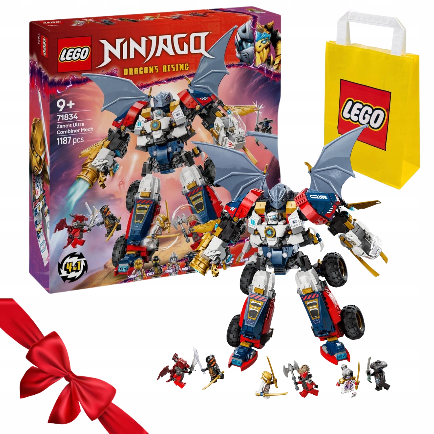 Zestaw Klocków Lego Ninjago Wielofunkcyjny Ultramech Zane'a 71834