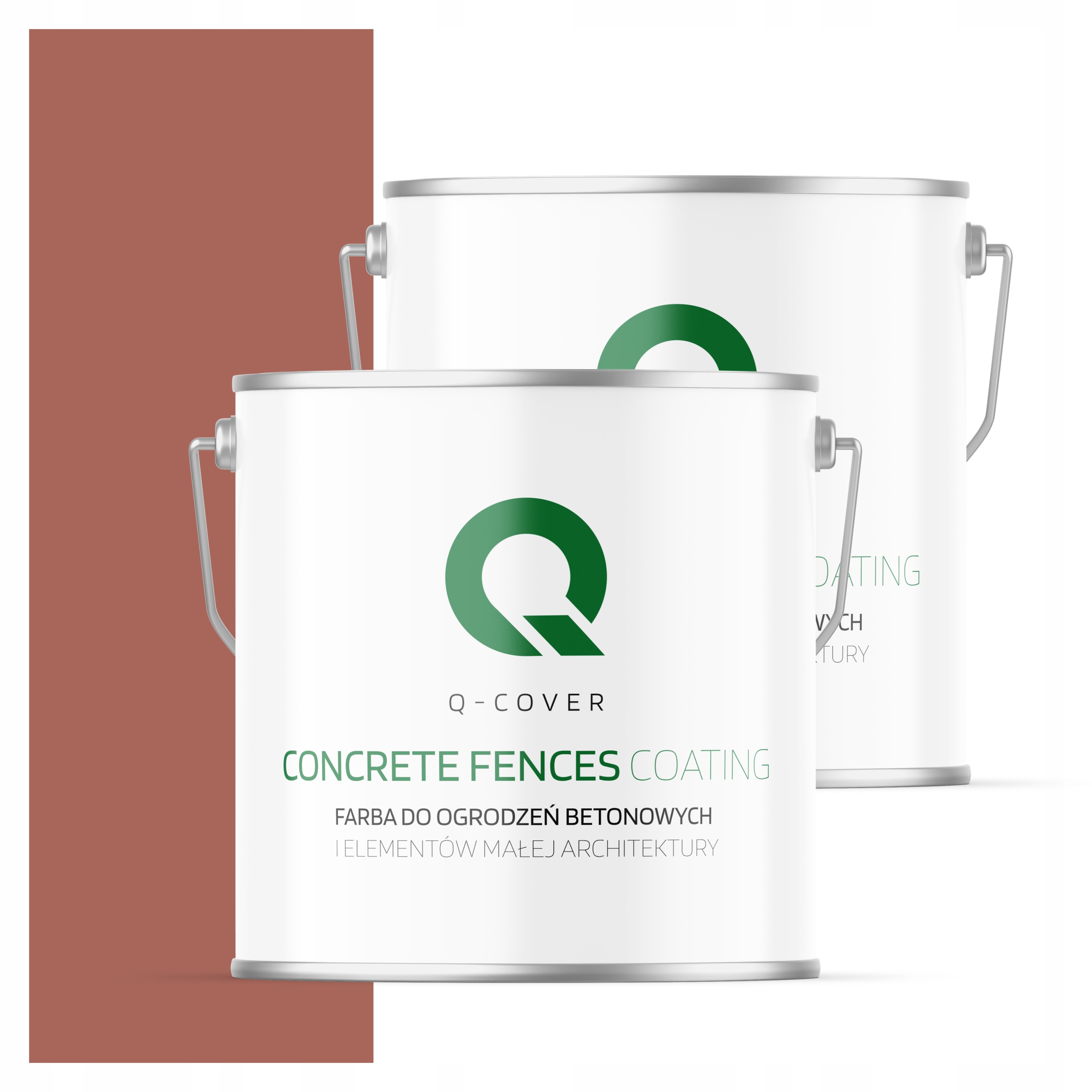 Farba Na Maľovanie Plotov A Betónových Kvetináčov Farba Tehlová 5 L