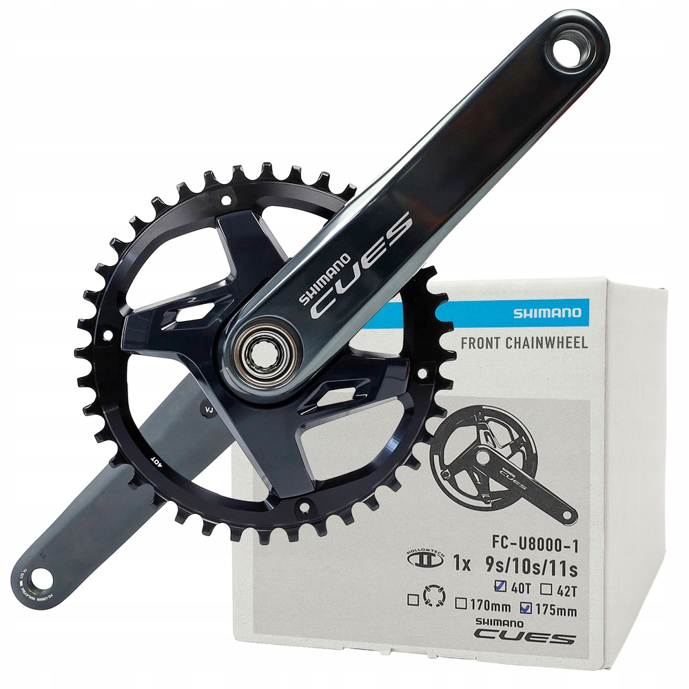 Klikový mechanismus Korba Shimano Cues FC-U8000-1 1 x 9 10 11 rz 175 mm, 40T