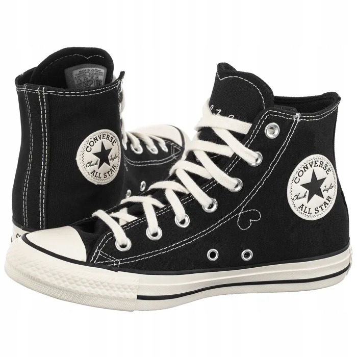 Dámské vysoké tenisky Converse Ctas Black Ahead A19056C černé