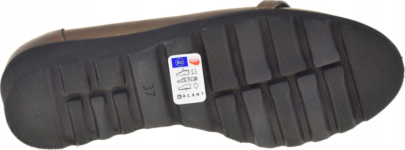 ELEGANCKIE DAMSKIE MOKASYNY GALANT 1076 - KOMFORT I STYL PROMOCJA R.39 Odcień miedziany