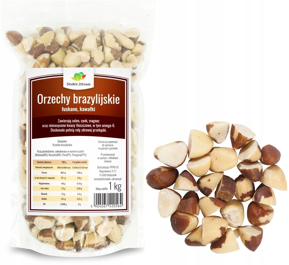 Levně Brazilské Ořechy selen Velké půlky 1 kg