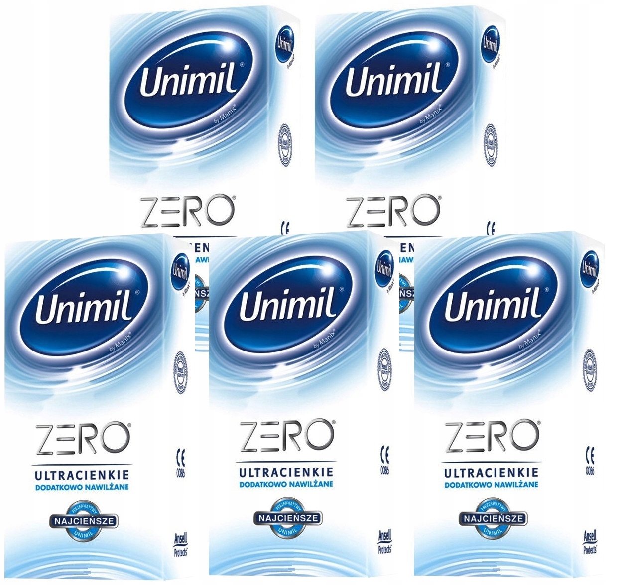 

Prezerwatywy Unimil Zero 50 szt. Cienkie