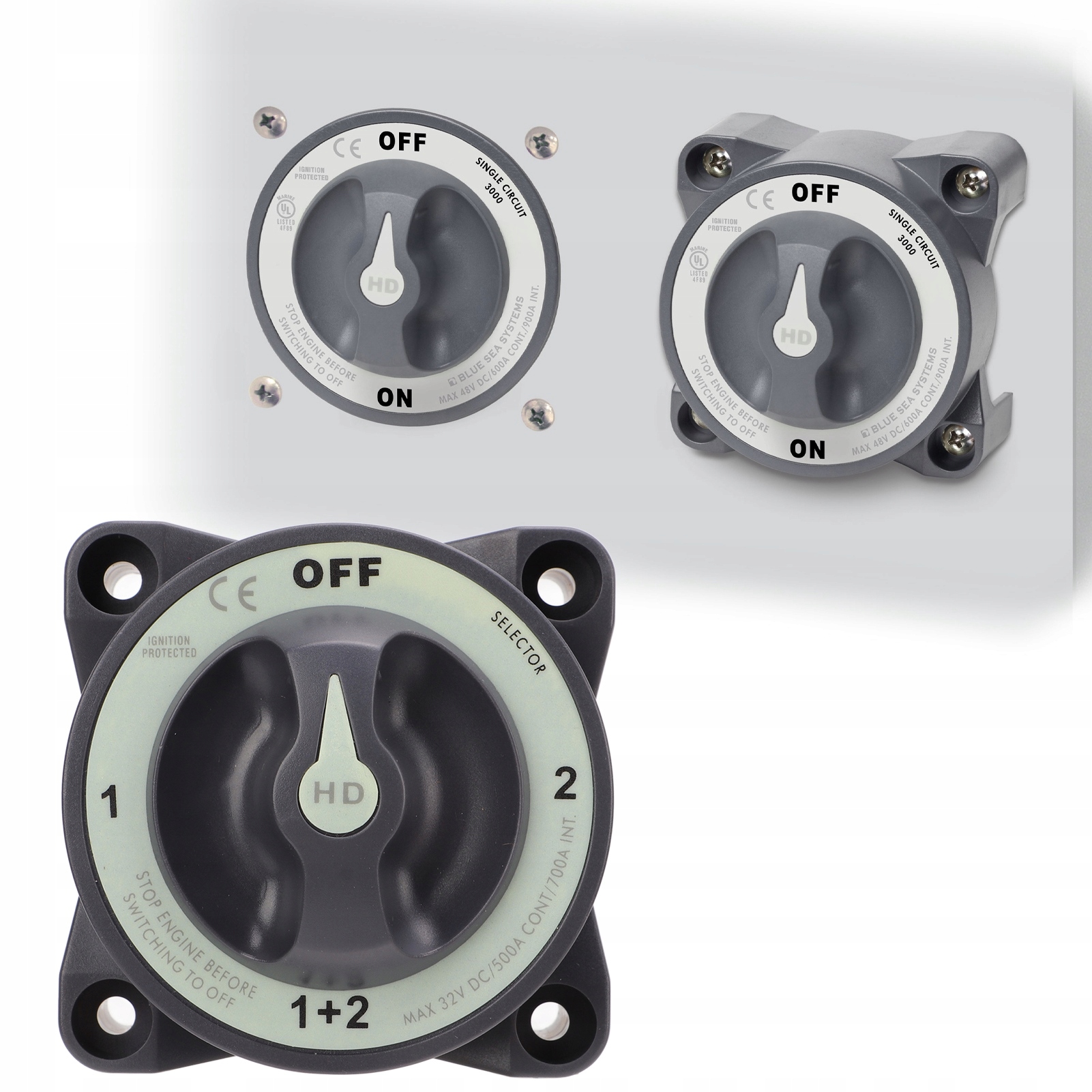 PRZEŁĄCZNIK AKUMULATORA O DUŻEJ WYTRZYMAŁOŚCI Numer katalogowy części 1619220085011