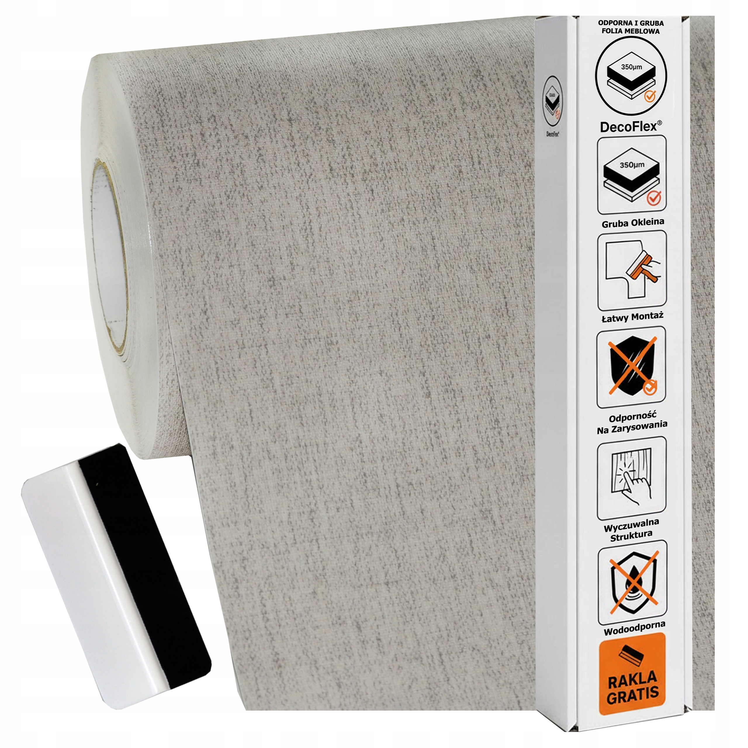 Nábytková dýha Samolepicí 122 x 200 cm Dveřní deska Silná struktura Látka