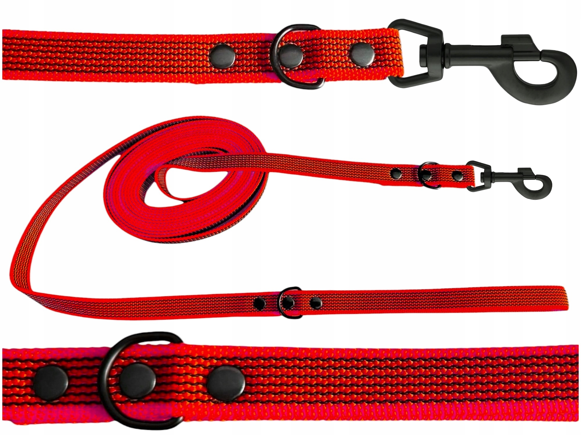 Vodítko Lanko Lonža Městská Pogumovaná Odolná Silná Protiskluzová 10M 20MM