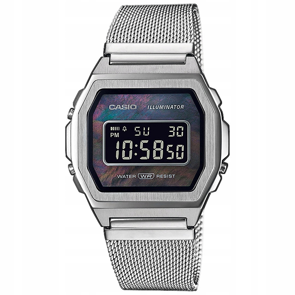 Hodinky Casio Vintage A1000M-1BEF stříbrné