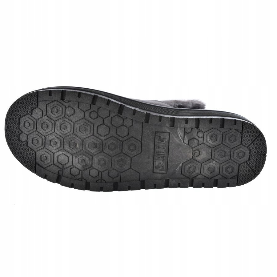 BUTY DAMSKIE ZIMOWE BIG STAR ŚNIEGOWCE OCIEPLANE Kolor szary