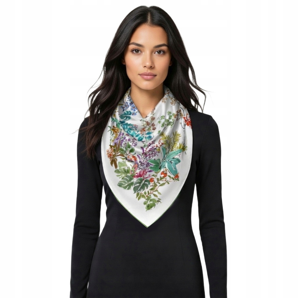 Hedvábný Šátek 100% Přírodní Morušový Hedvábí, Prémiová Kvalita