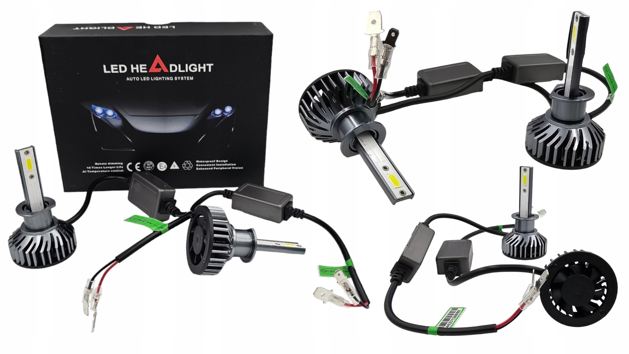Led žárovky F2 Pro H1 Led Fog Light Ultra silné světlo IP68