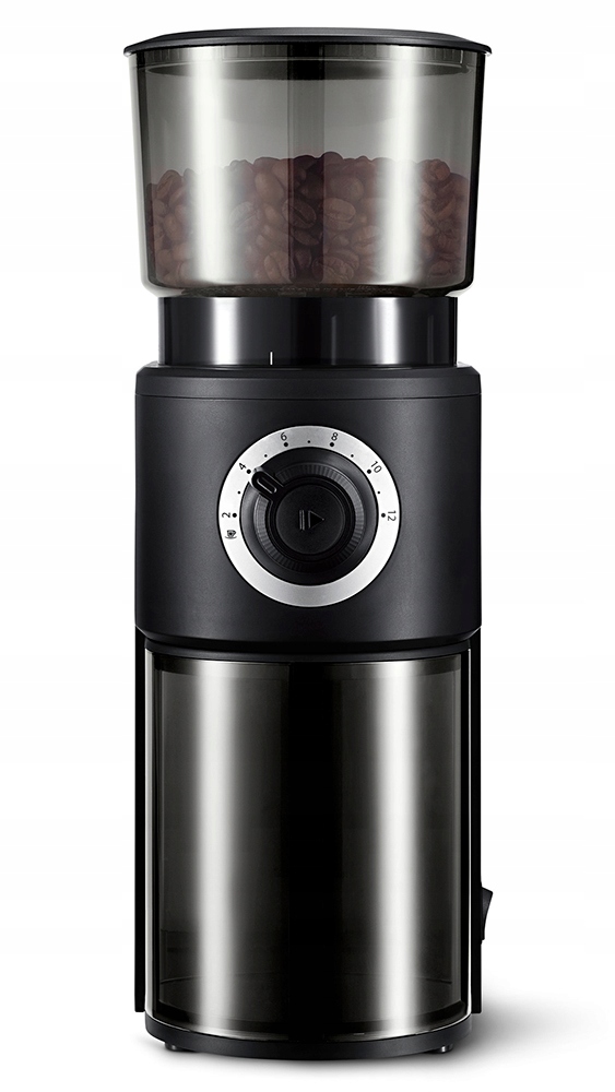 Elektryczny automatyczny młynek do mielenia kawy ziarnistej Tchibo (czarny)