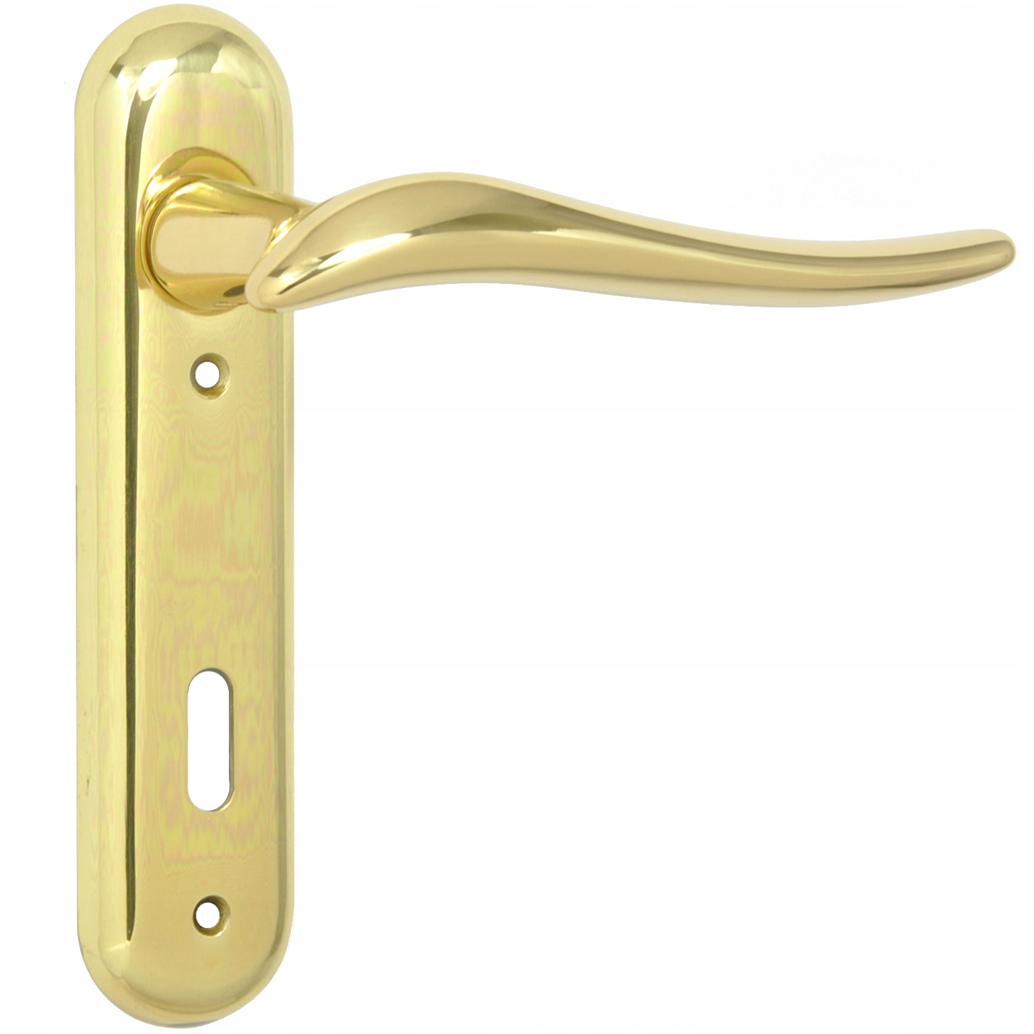 Klamka do drzwi mosiężna 100% MOSIĄDZ Włoska Marka Handmet