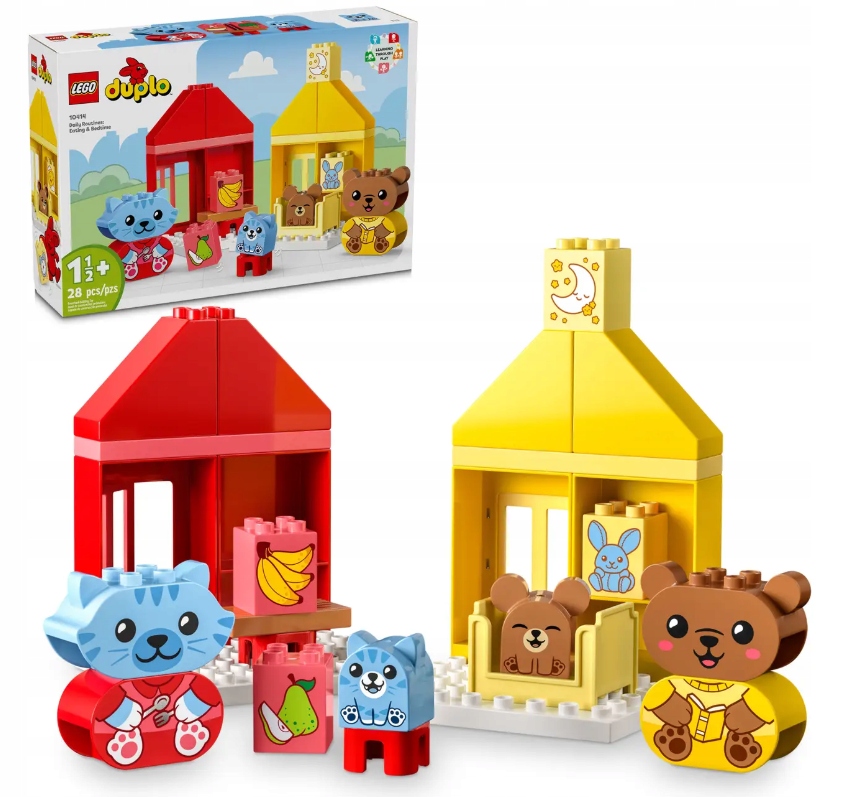 Lego Duplo Denní aktivity – jídlo a doba spánku – 10414