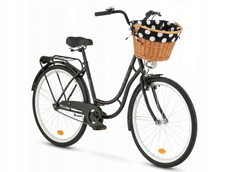 Rower miejski Dawstar Moly 1B 28 cali damski Czarny Koszyk w Wkład