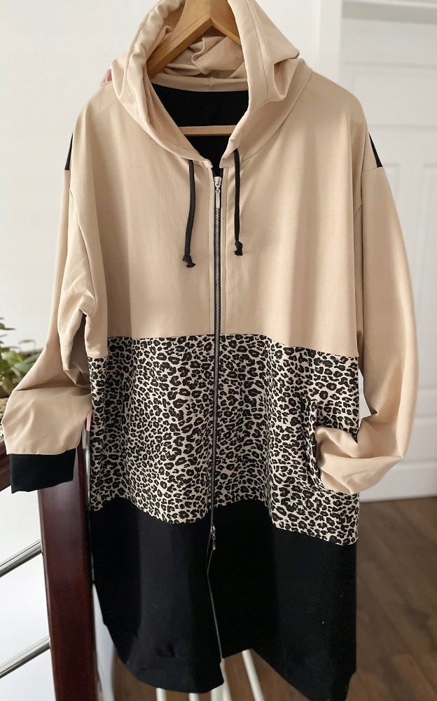 Mikina Plaszczyková Na Zip Polska maxi+size Nová vel 56/58 extra