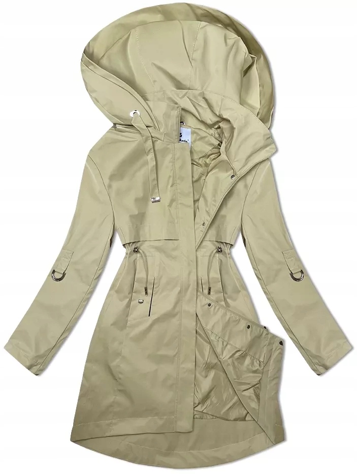 Tenký Plášť LU98028# Béžový XL (42)