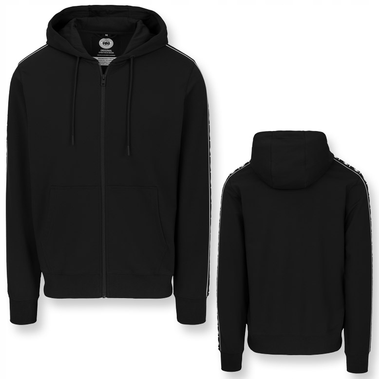 Męska Bluza rozpinana z kapturem Pitbull Tape Nugget Cienka bluza dresowa