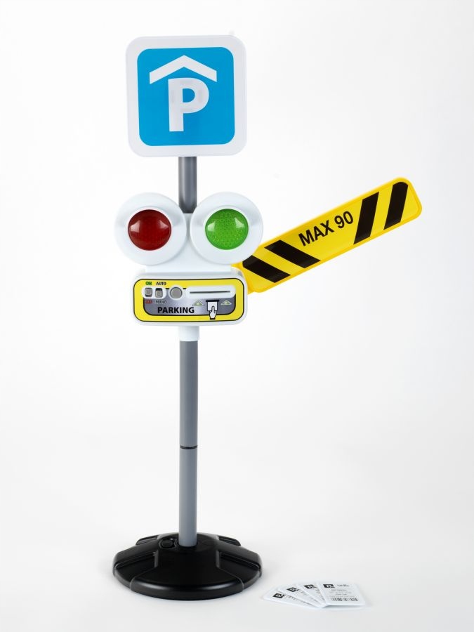 Ruchoma BRAMKA PARKINGOWA Szlaban Znak Drogowy Efekty świetlne