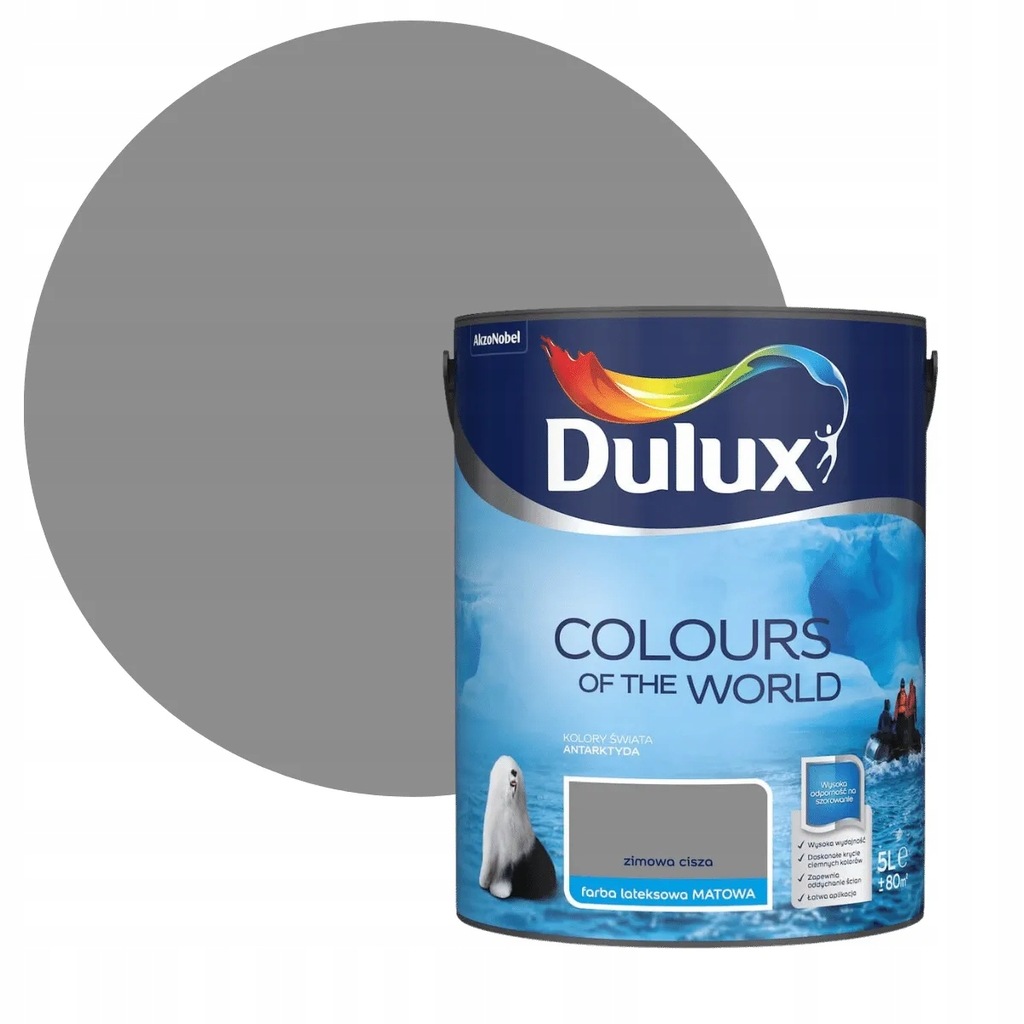 Dulux Barva Barvy světa 5L Zimní ticho