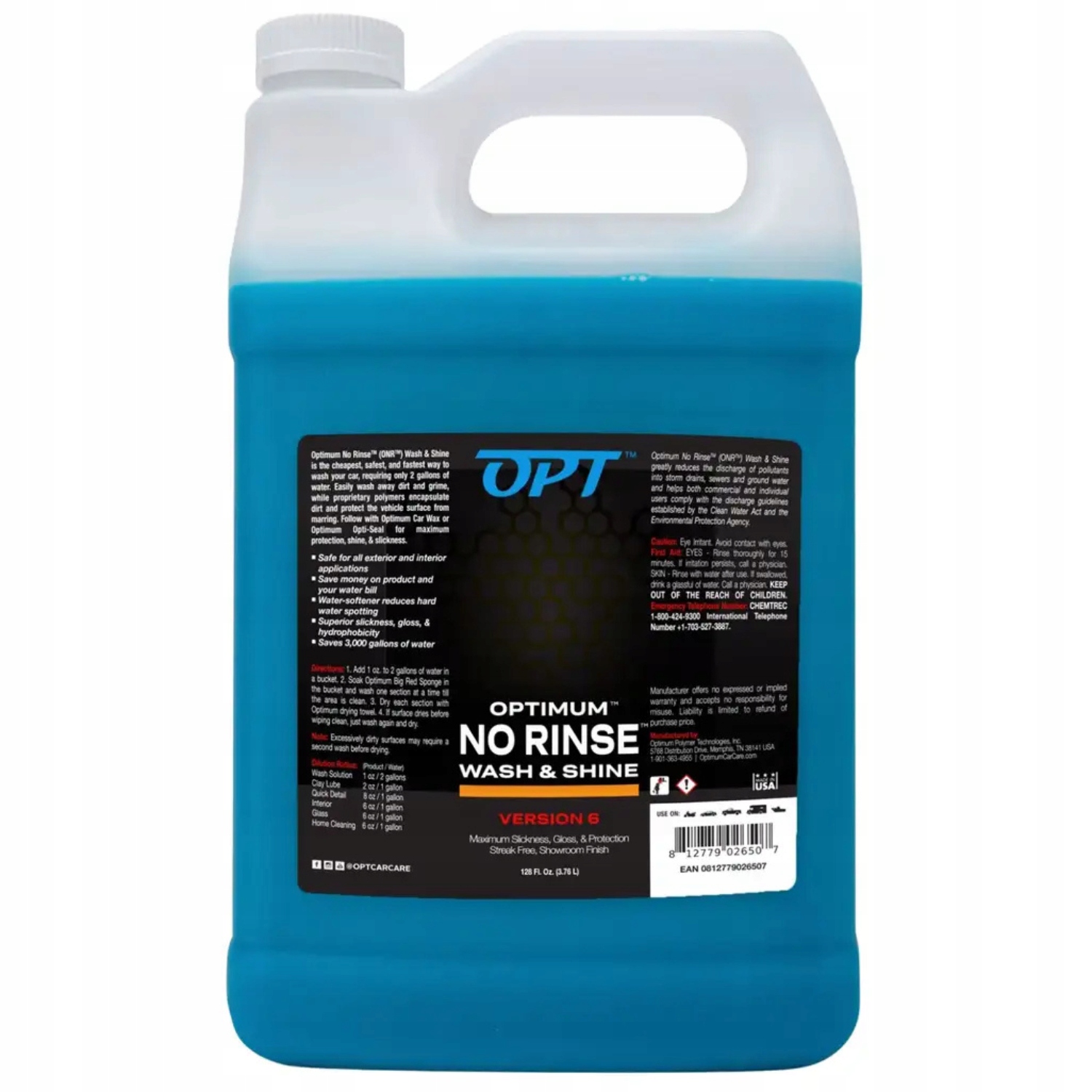 Optimum No Rinse Revision 6 3,8L