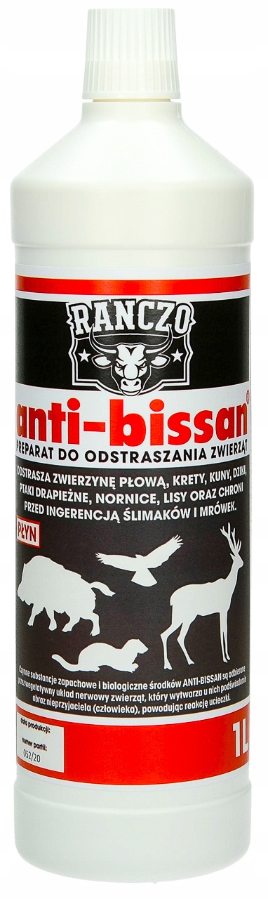 

Odstraszacz Dzików Kun Lisów Saren Anti-bissan 1L