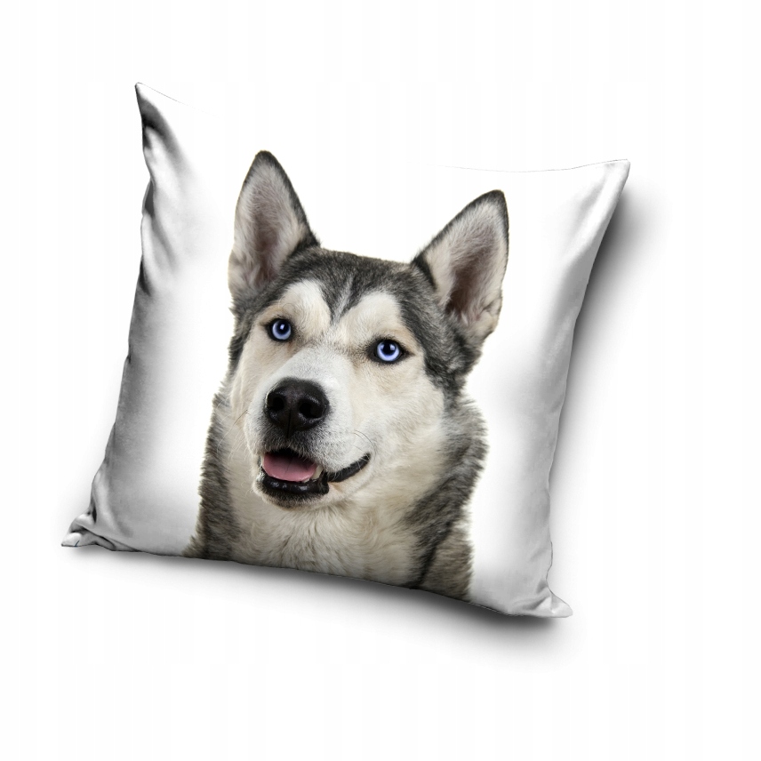 

T19 Poszewka Na Poduszkę Pies Husky 40x40