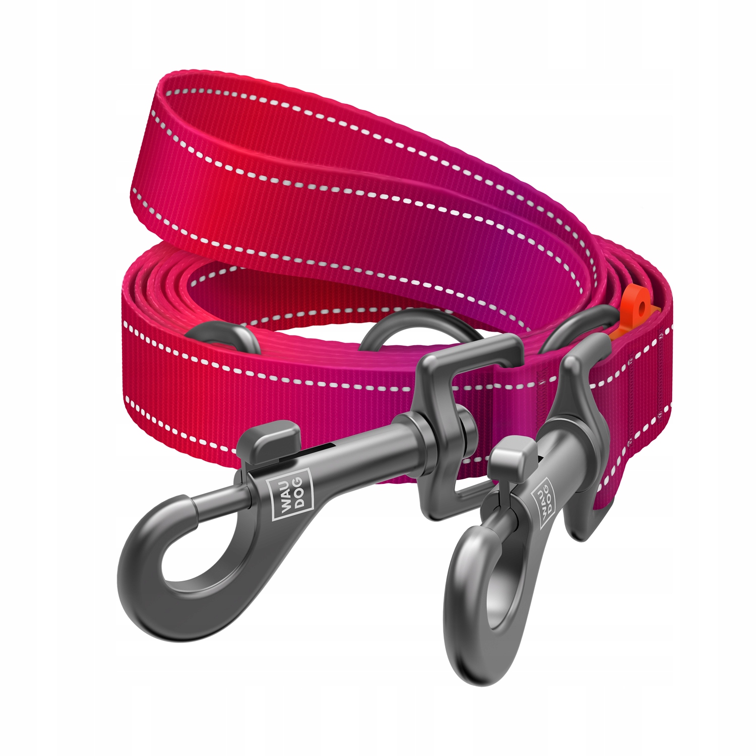 Levně Vodítko pro psa, nylonové, reflexní, růžové, velikost M, 3 m, šířka 20 mm