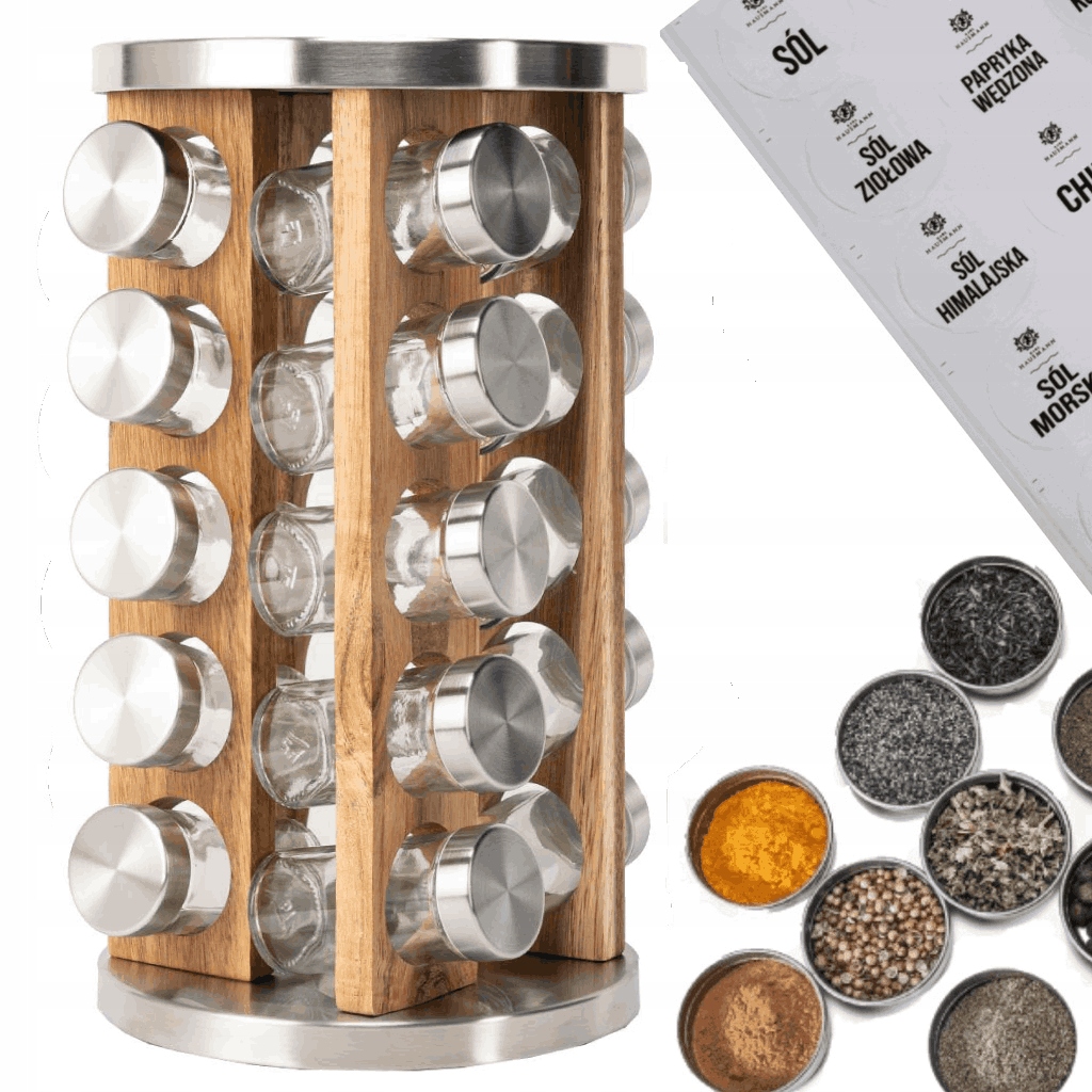 Stojak Na Przyprawy Obrotowy Przyprawnik