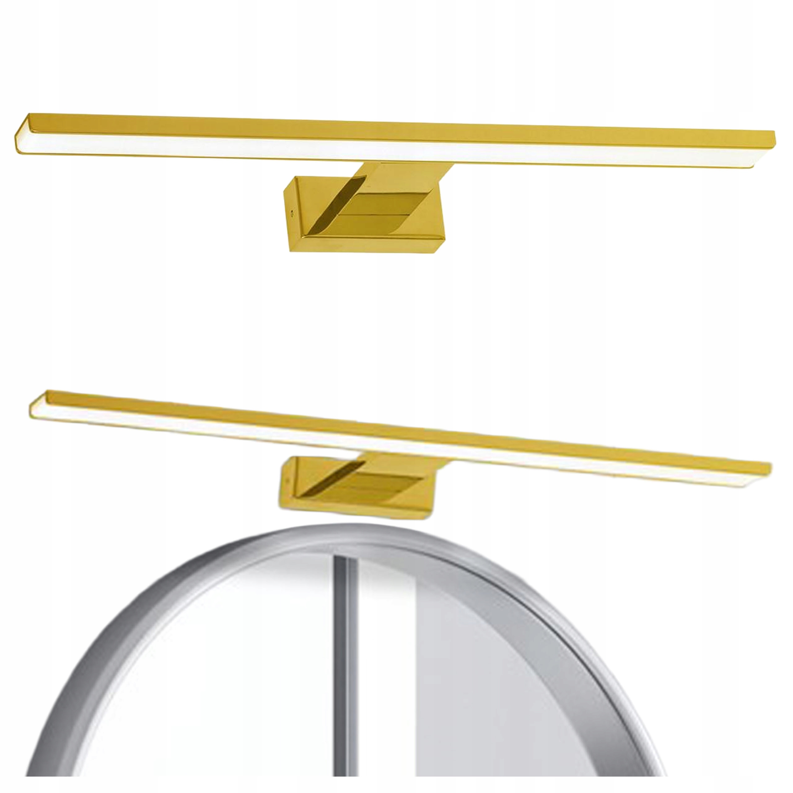 Nástenná Lampa Nad Zrkadlom Do Kúpeľne Led Moderná Zlatá Glamour