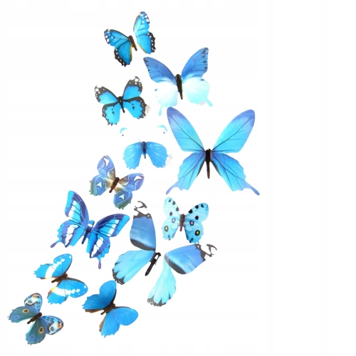 

Motyle naklejki na ścianę Zestaw 12szt