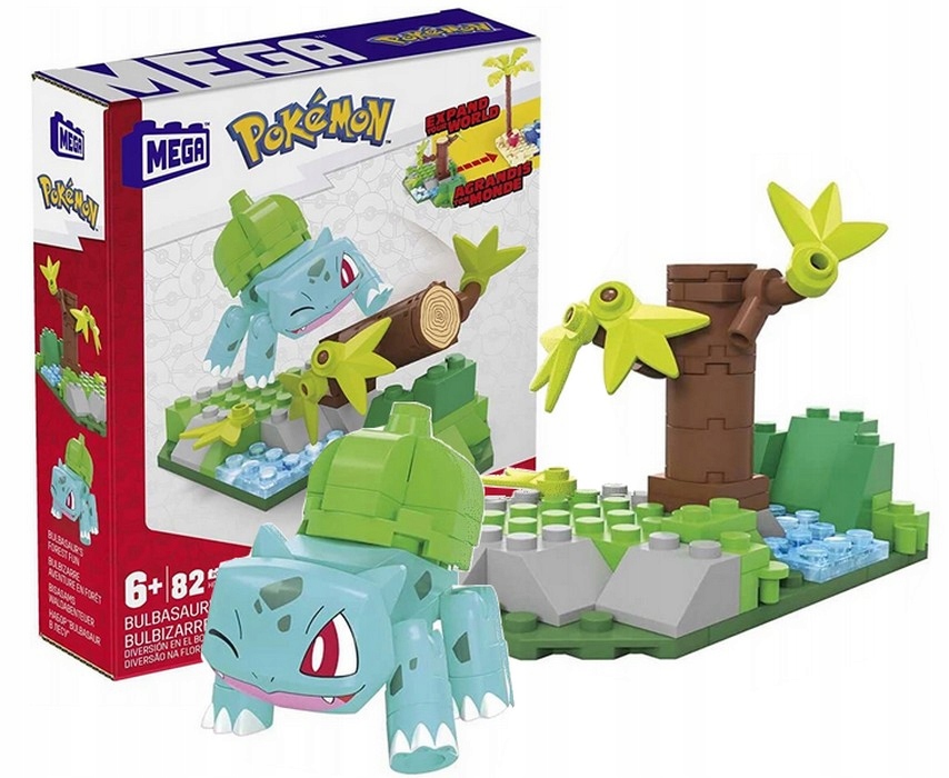 

Pokemon Klocki 82el Bulbasaur w lesie