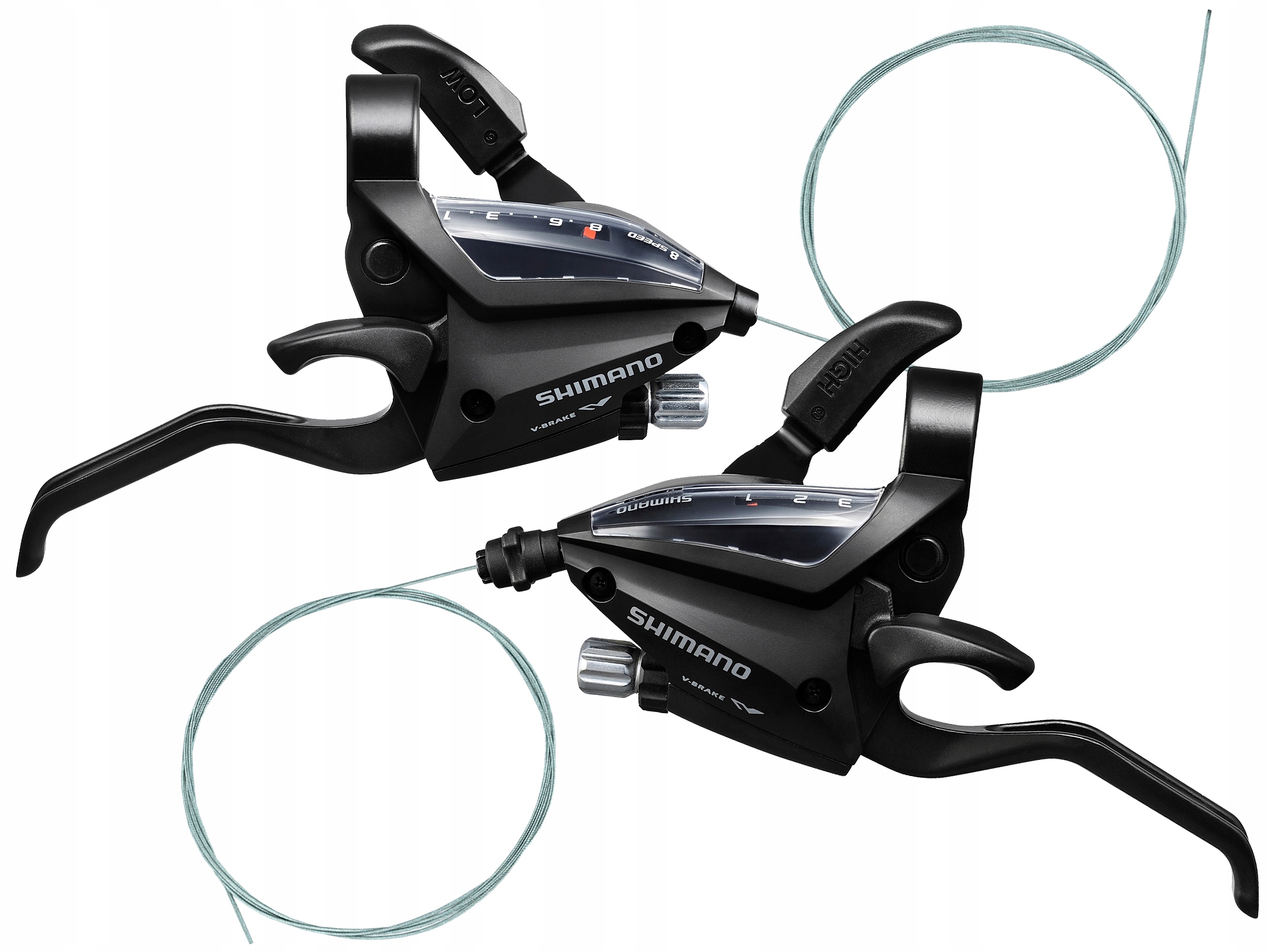 2x klika Shimano ST-EF500 sada 3x8 pravá a levá