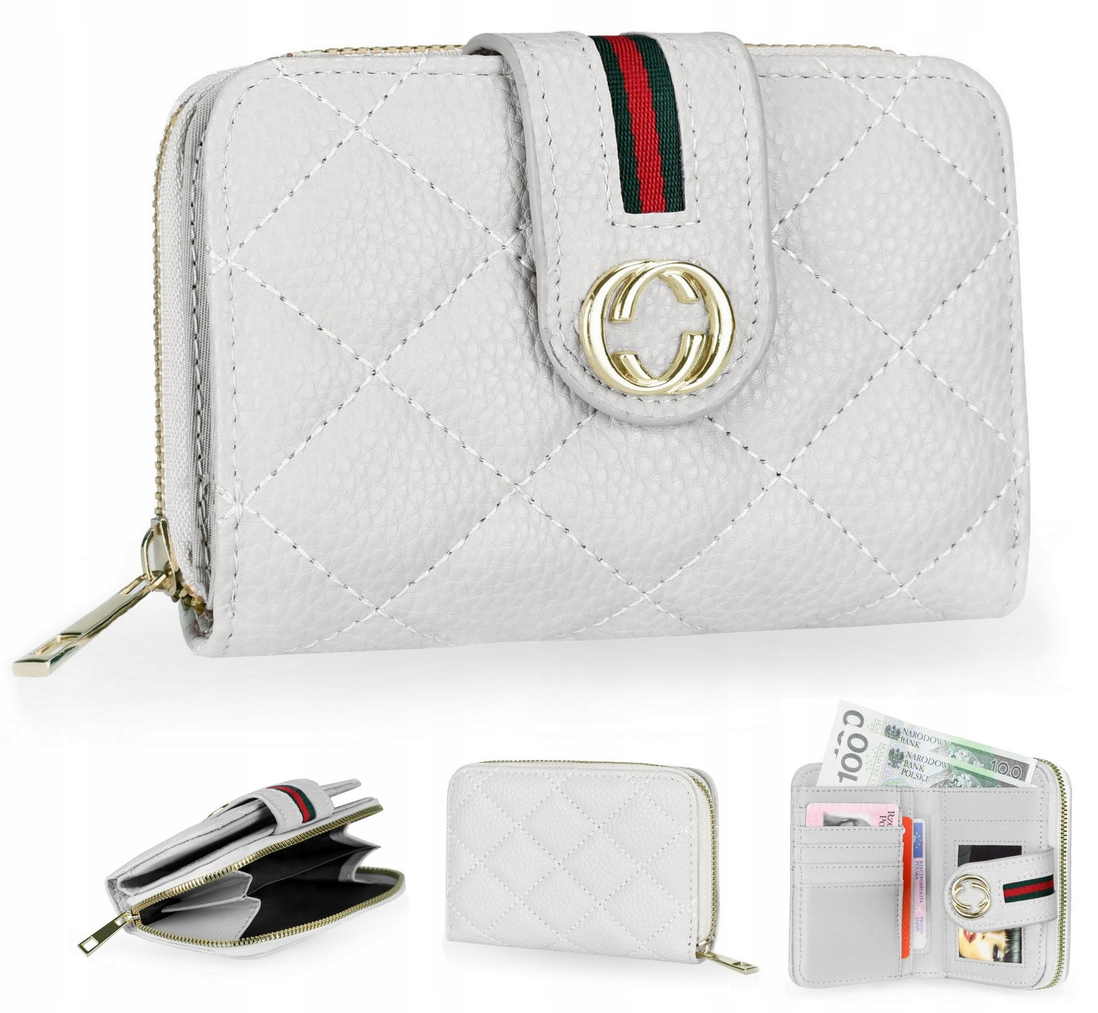 

Portfel Damski Pojemny Skórzany Portmonetka PS198