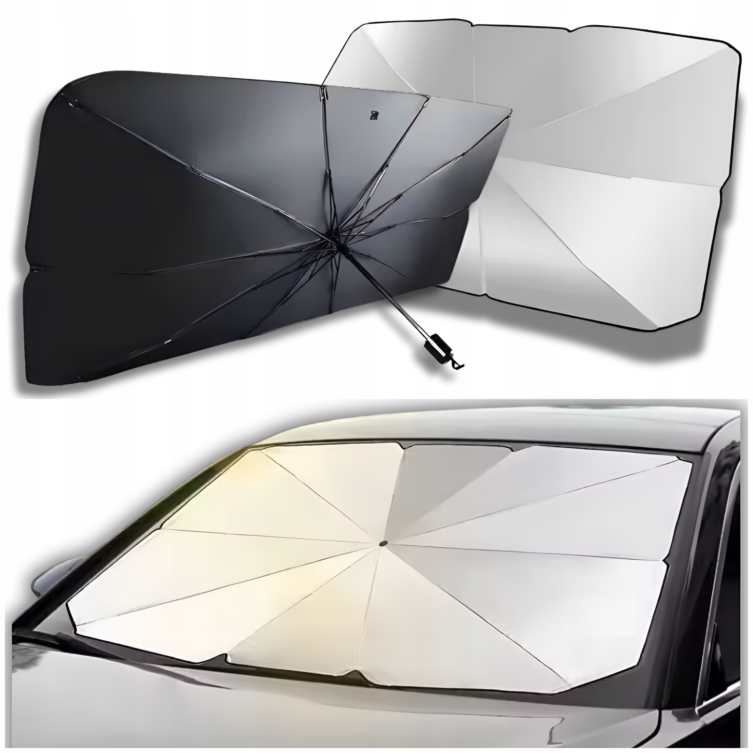 PARASOL OSŁONA MATA DO SAMOCHODU AUTA NA SZYBĘ OCHRONA PRZECIWSŁONECZNA UV