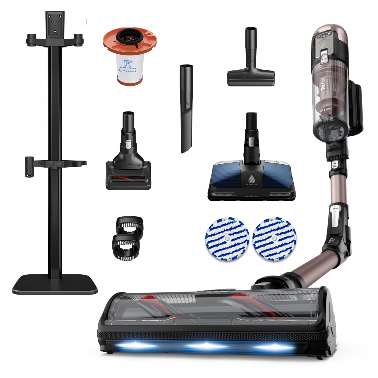 Tyčový vysavač bezdrátový vysavač Tefal X-Force Flex 16.60 TY9CD9 mopovací