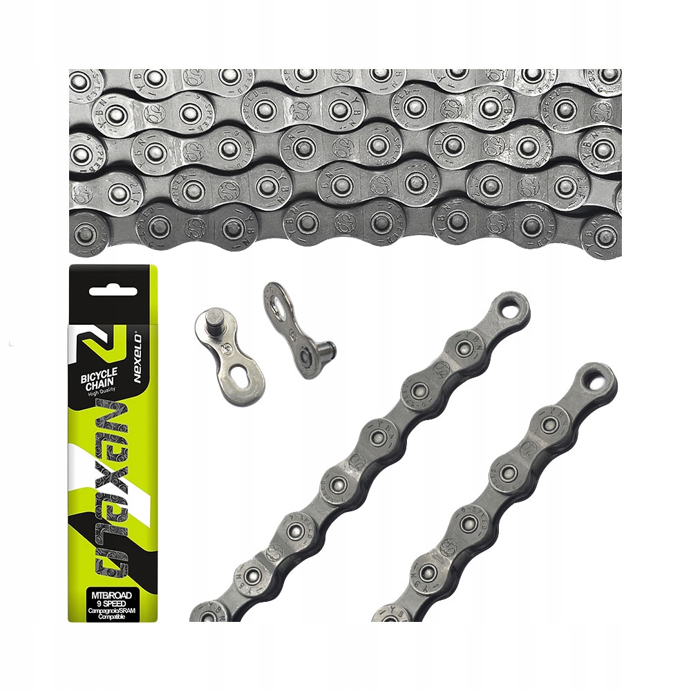 

Łańcuch Mtb/road 116 ogniw 9-rzędowy 1/2 x 11/128