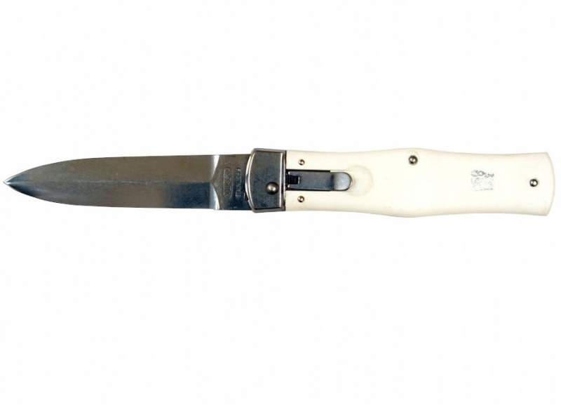Pružinový nůž Mikov Predator 241-NH-1/KP bílý Abs dagger 95 mm