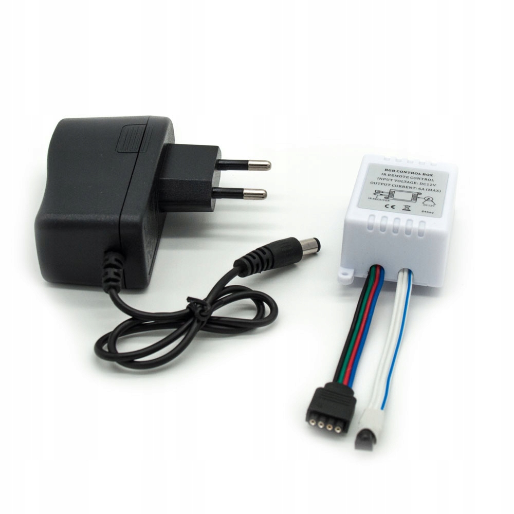 WODOODPORNA TAŚMA RGB SMD LED 5m PILOT IP44 zestaw Waga produktu z opakowaniem jednostkowym 0.3 kg