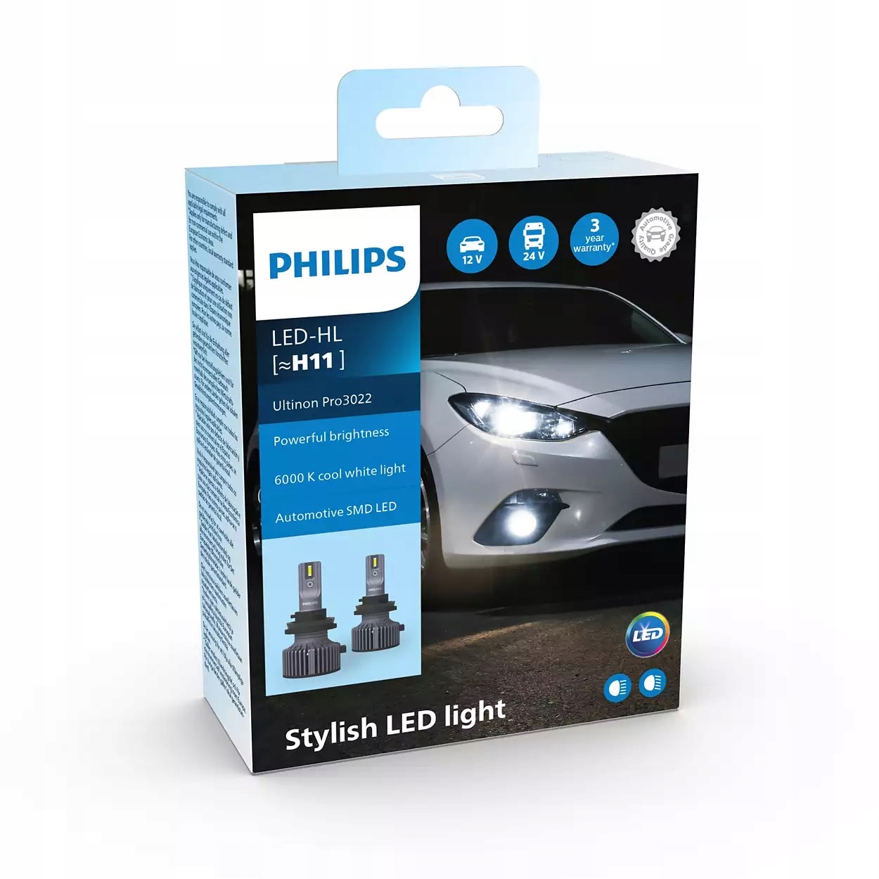 

Philips Żarówki Led H11 Ultinon PRO3022 6000K