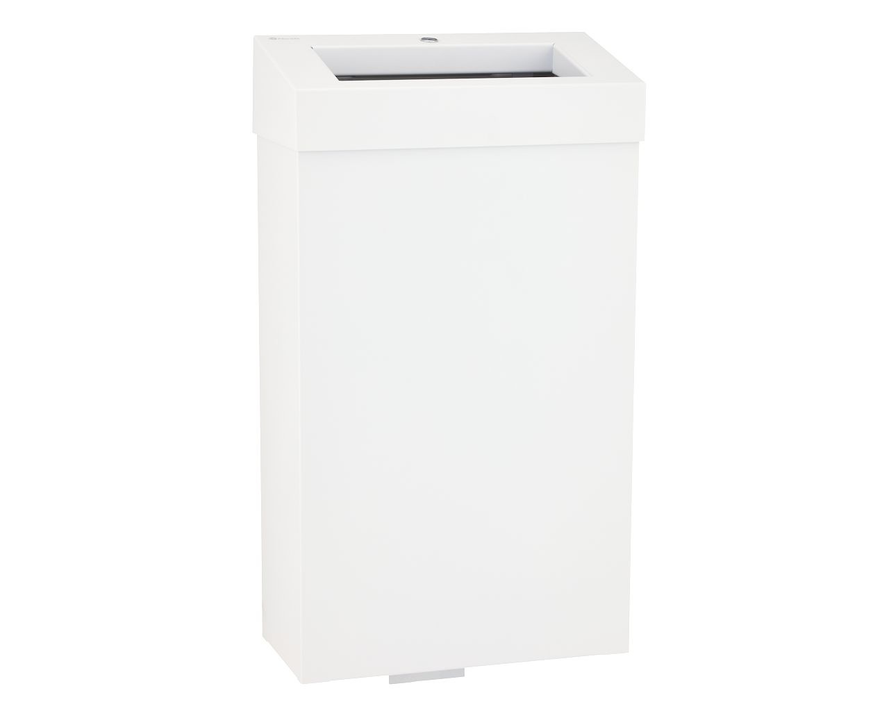 Kosz na odpady otwarty 27l biały Merida Stella Slim White Line KSB107